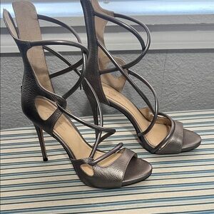 Vince Camuto Metallic Strappy Heels